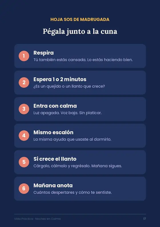 Hoja SOS de madrugada